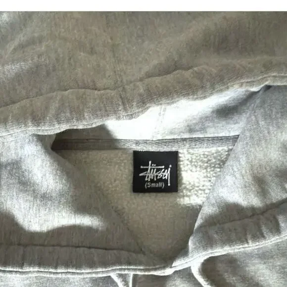 Stussy Vintage 90’s Uprock The Nation Hooded Sweatshirt Men’s S - Streetwear Emo - Picture 4 of 15